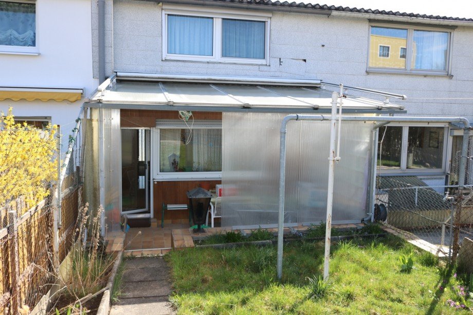 �berdachte Terrasse Reihenmittelhaus Kaufbeuren