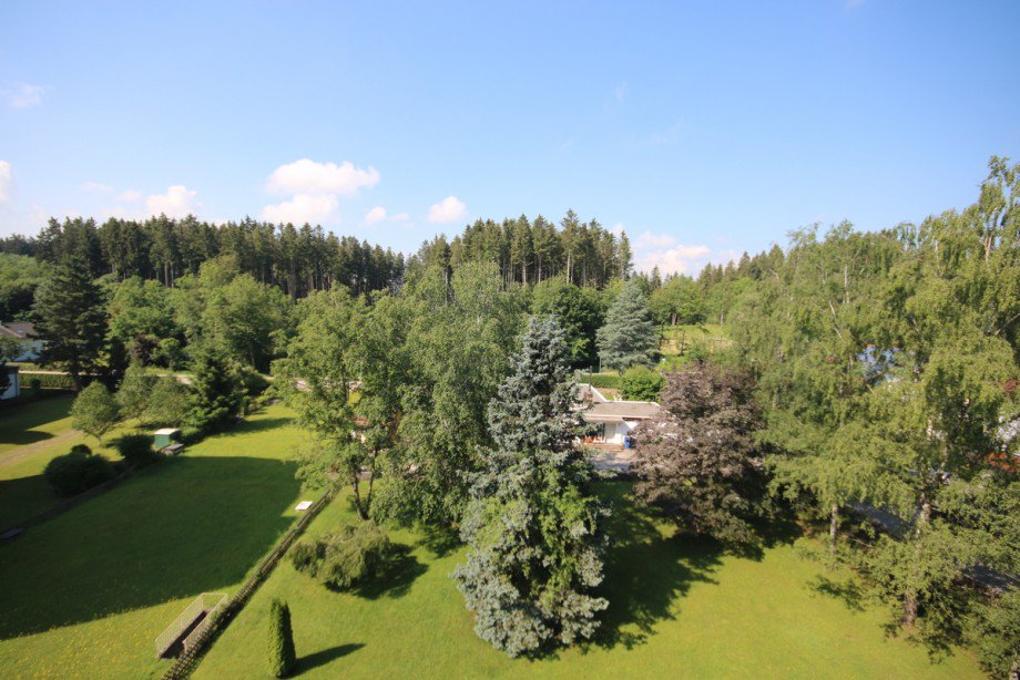 Blick vom Balkon Etagenwohnung Kaufbeuren