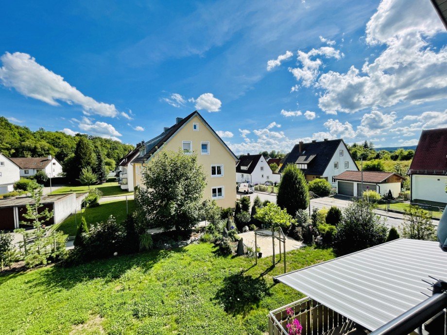 Blick nach S�den Dachgeschosswohnung Kaufbeuren