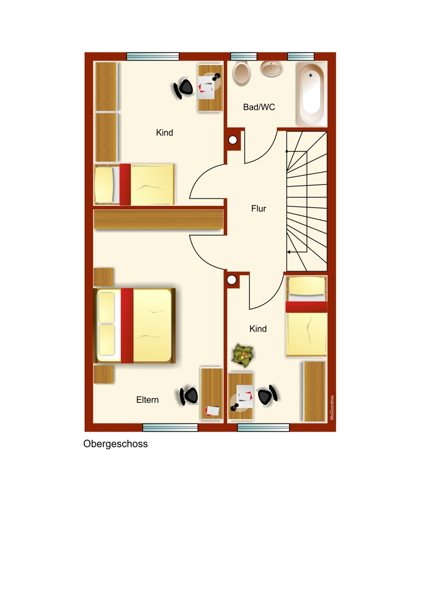 1. Obergeschoss Reihenmittelhaus Kaufbeuren