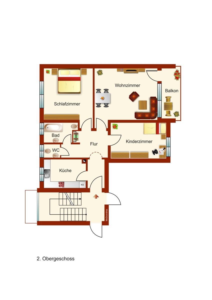 Grundriss Etagenwohnung Kaufbeuren