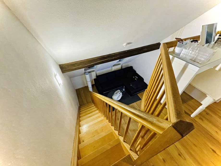 Blick aus der Galerie Etagenwohnung Kaufbeuren
