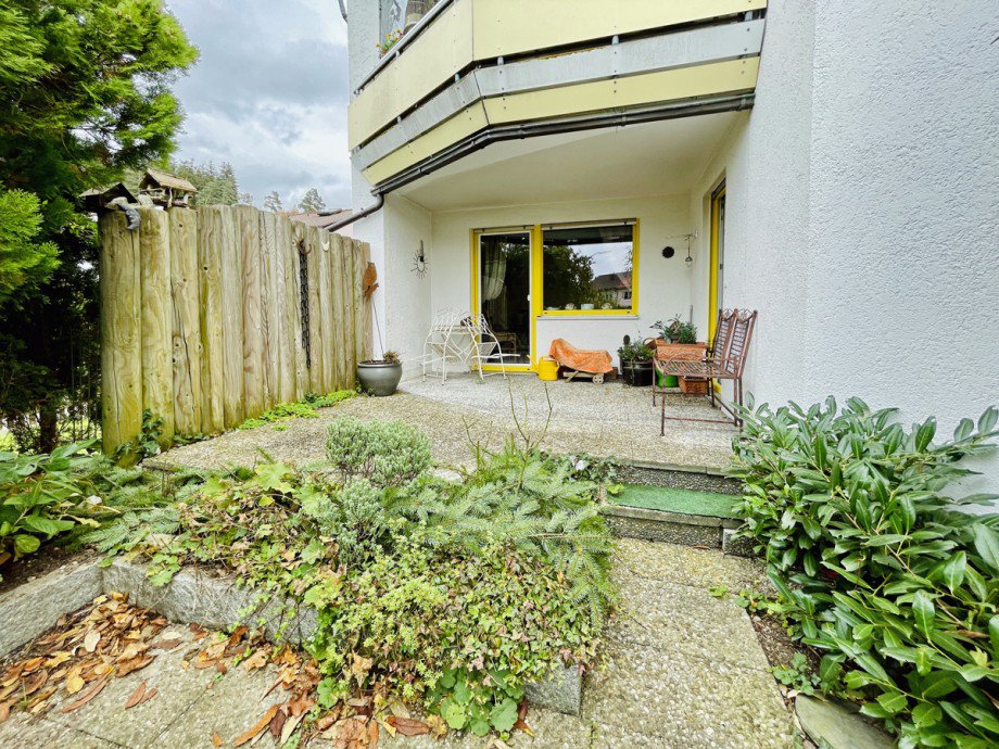Terrasse Erdgeschosswohnung Kaufbeuren