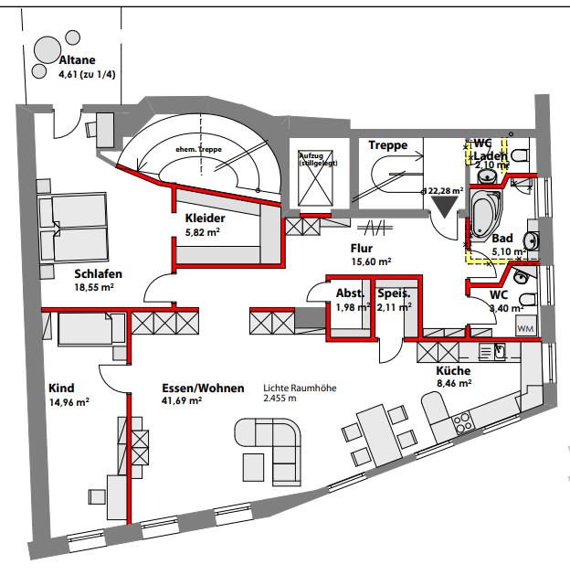 Grundriss Etagenwohnung Kaufbeuren