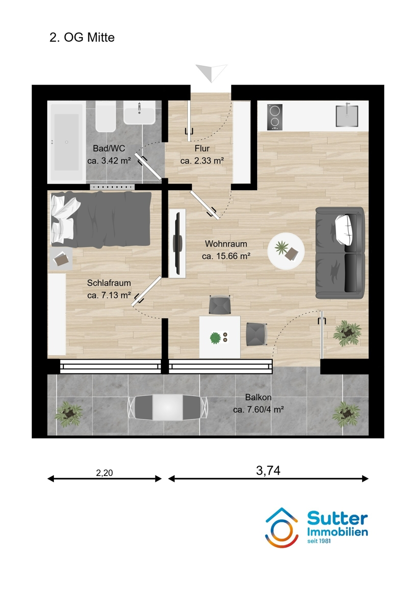 Grundriss Etagenwohnung Kaufbeuren