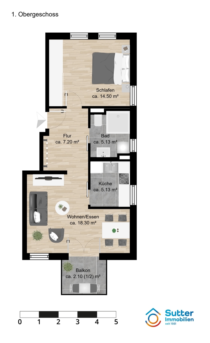 Grundriss Etagenwohnung Marktoberdorf
