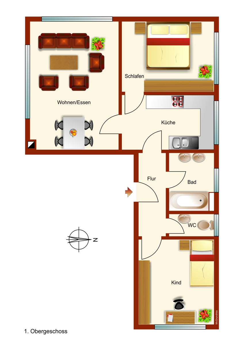 Grundriss Etagenwohnung Kaufbeuren