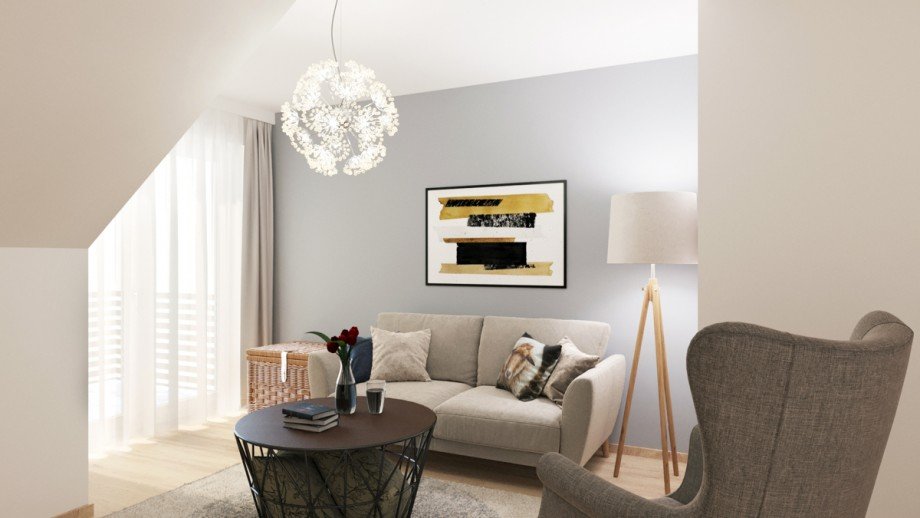 Wohnen Dachgeschosswohnung Aitrang