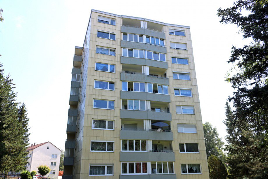 Ansicht S�d Etagenwohnung Kaufbeuren