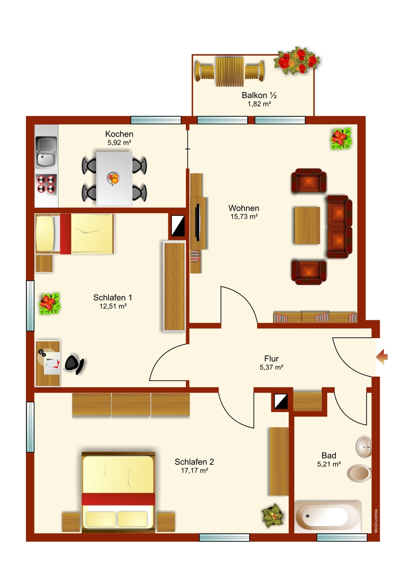 Grundriss Etagenwohnung Kaufbeuren
