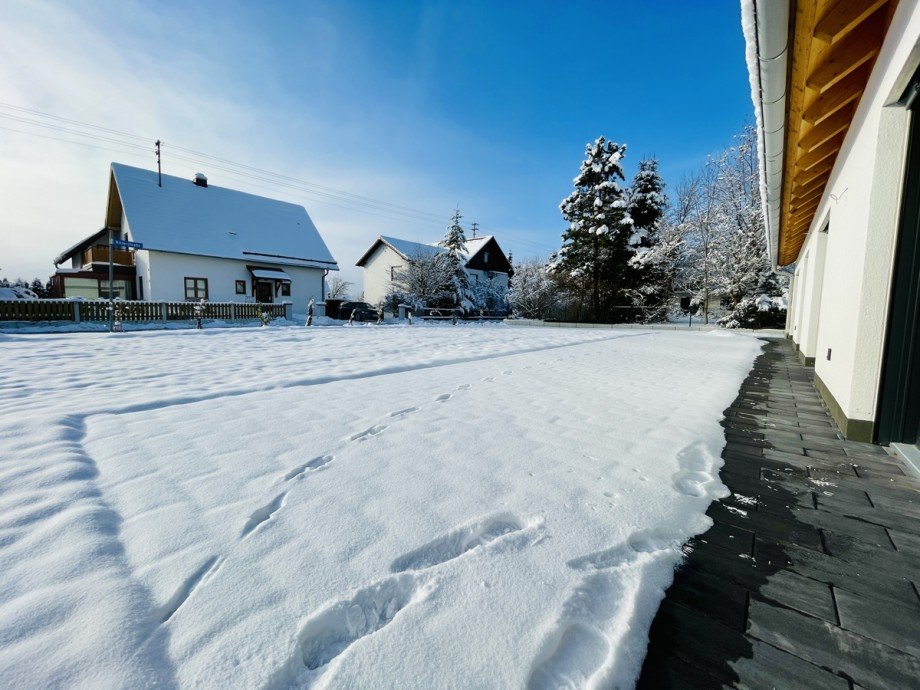 Terrasse Doppelhaush�lfte Mauerstetten