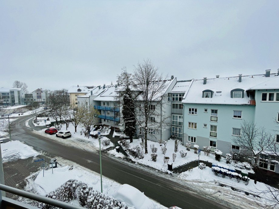 Blick vom Balkon Etagenwohnung Kaufbeuren