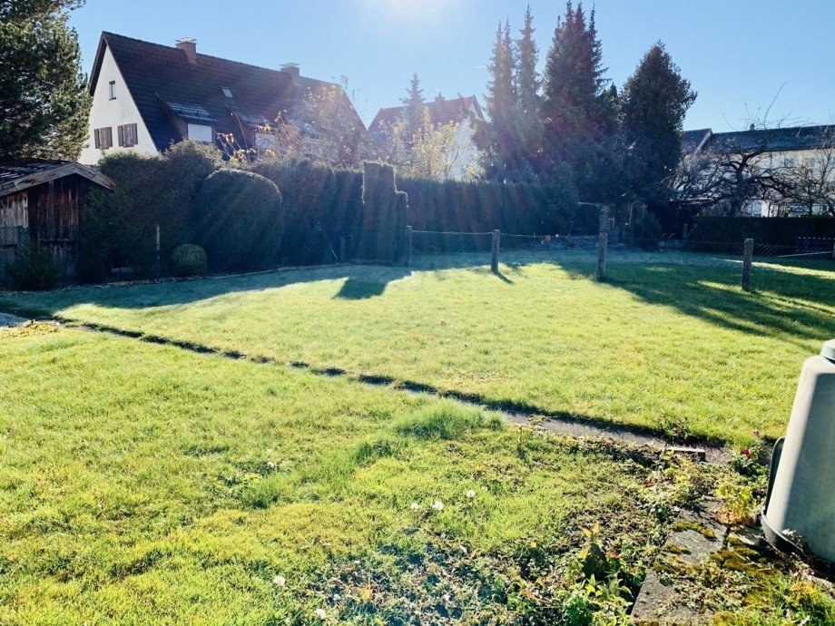 gro�er Garten Doppelhaush�lfte Kaufbeuren