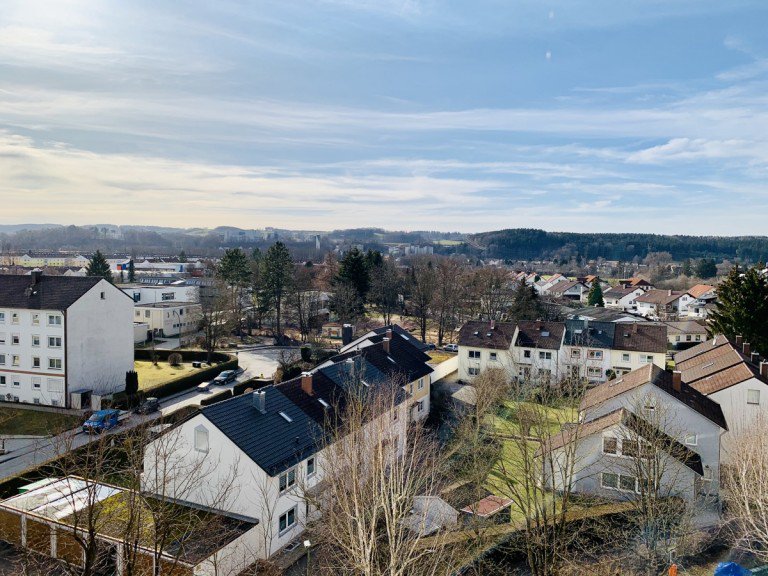 Blick vom Balkon Kaufbeuren - Haken Etagenwohnung frisch renovierte 3-Zimmer-Wohnung im Kaufbeurer Haken