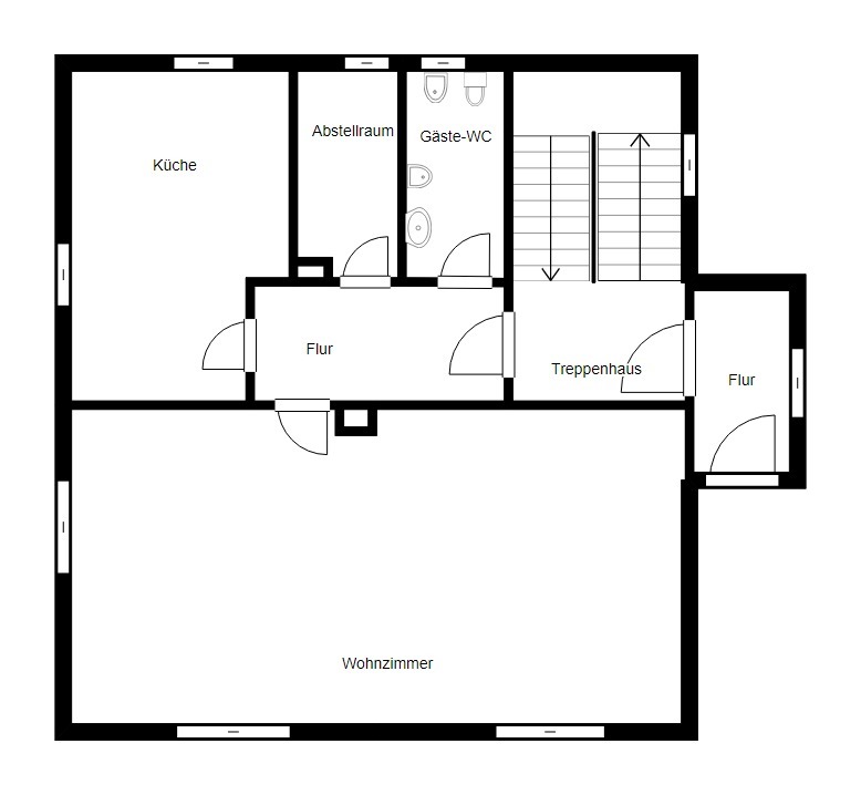Erdgeschoss Einfamilienhaus Bidingen