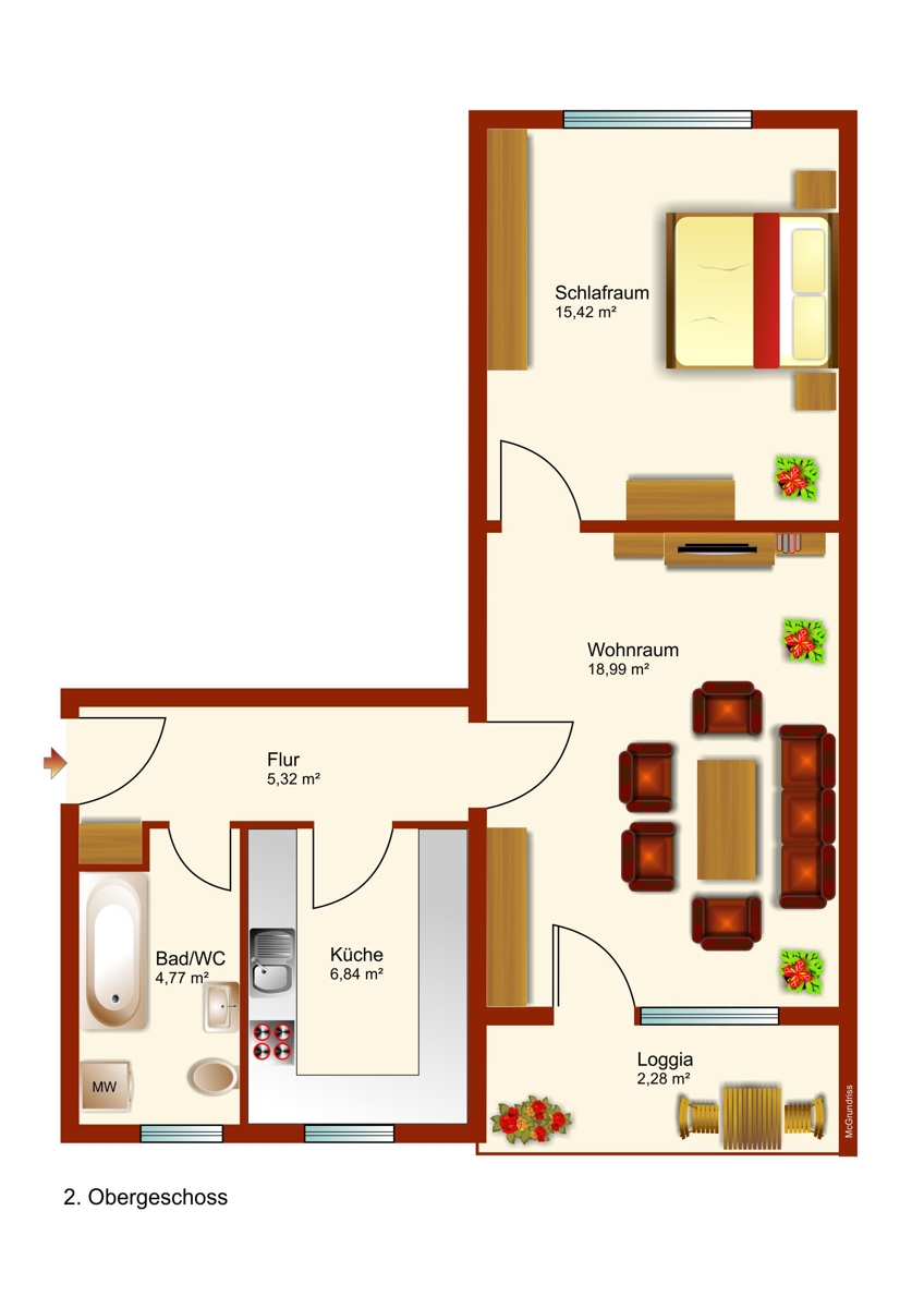 Grundriss Etagenwohnung Kaufbeuren