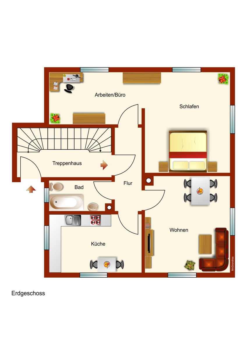 Erdgeschoss Einfamilienhaus Kaufbeuren
