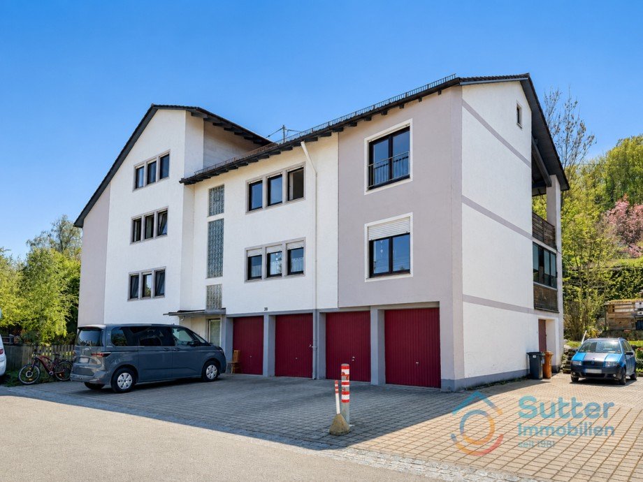 Eingangsseite Etagenwohnung Irsee
