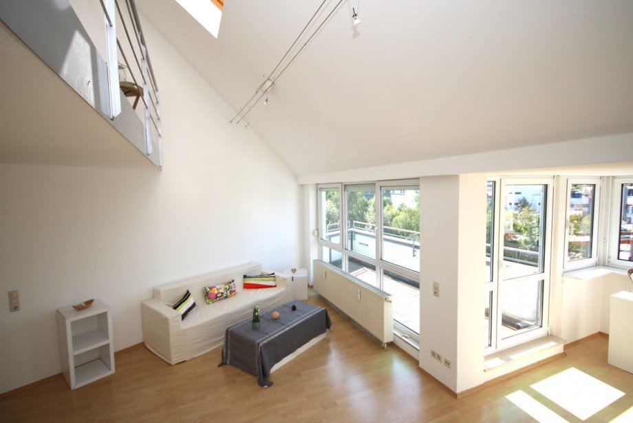 Blick von der Galerie Maisonettewohnung Kaufbeuren