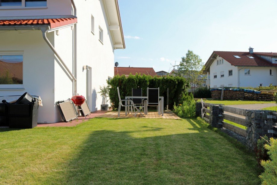 Gartenfl�che Einliegerwohnung Zweifamilienhaus St�tten am Auerberg