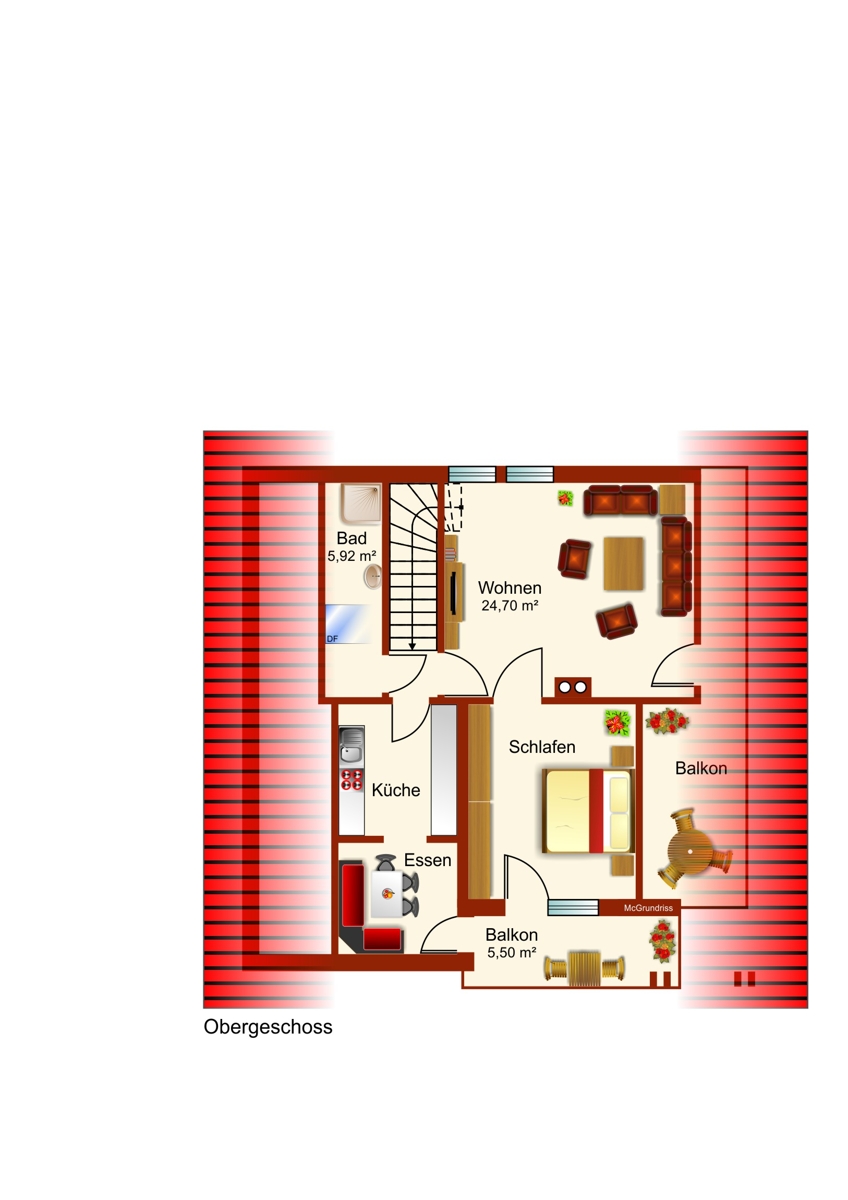 Obergeschoss Einfamilienhaus Kaufbeuren