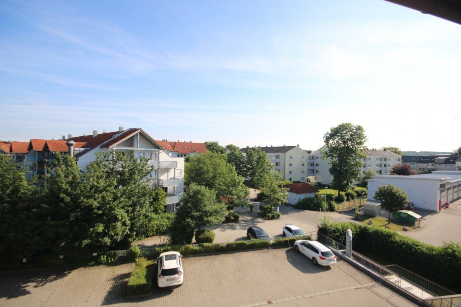 Blick vom Schlafzimmer Etagenwohnung Kaufbeuren