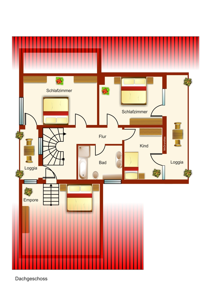 Dachgeschoss Einfamilienhaus Mauerstetten