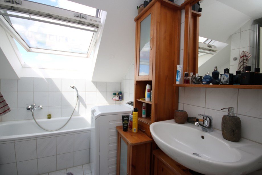 Bad mit Wanne Dachgeschosswohnung Kempten