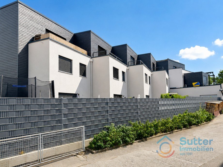 Westansicht Reihenmittelhaus Kaufbeuren