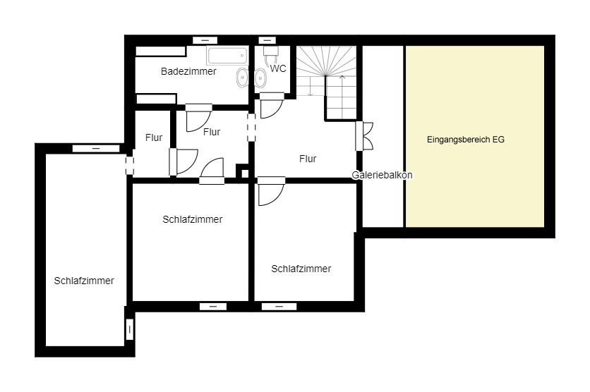 1. Obergeschoss Einfamilienhaus Kaufbeuren