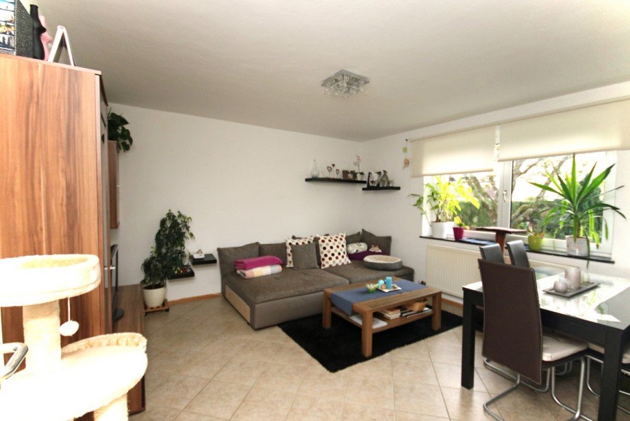 Wohnzimmer Etagenwohnung Rieden