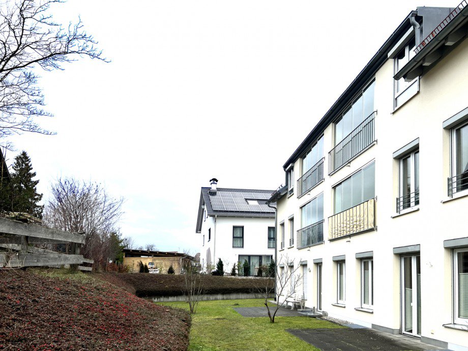Gartenansicht Etagenwohnung Kaufbeuren