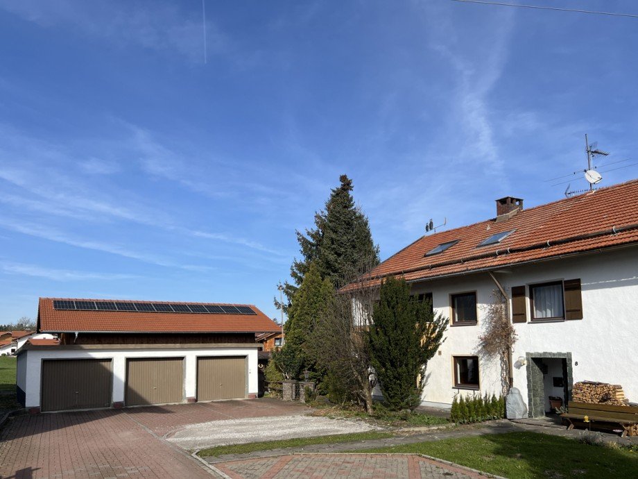 S�dansicht Doppelhaush�lfte R�ckholz
