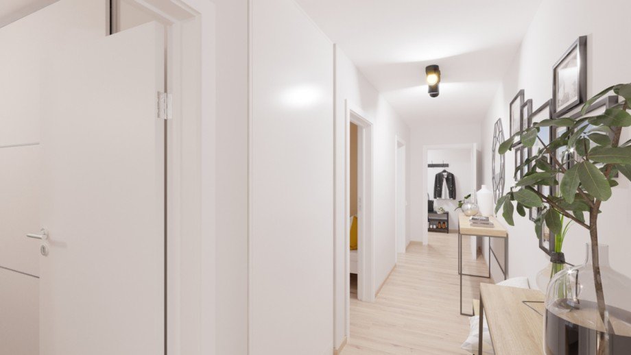 Flur Etagenwohnung Aitrang