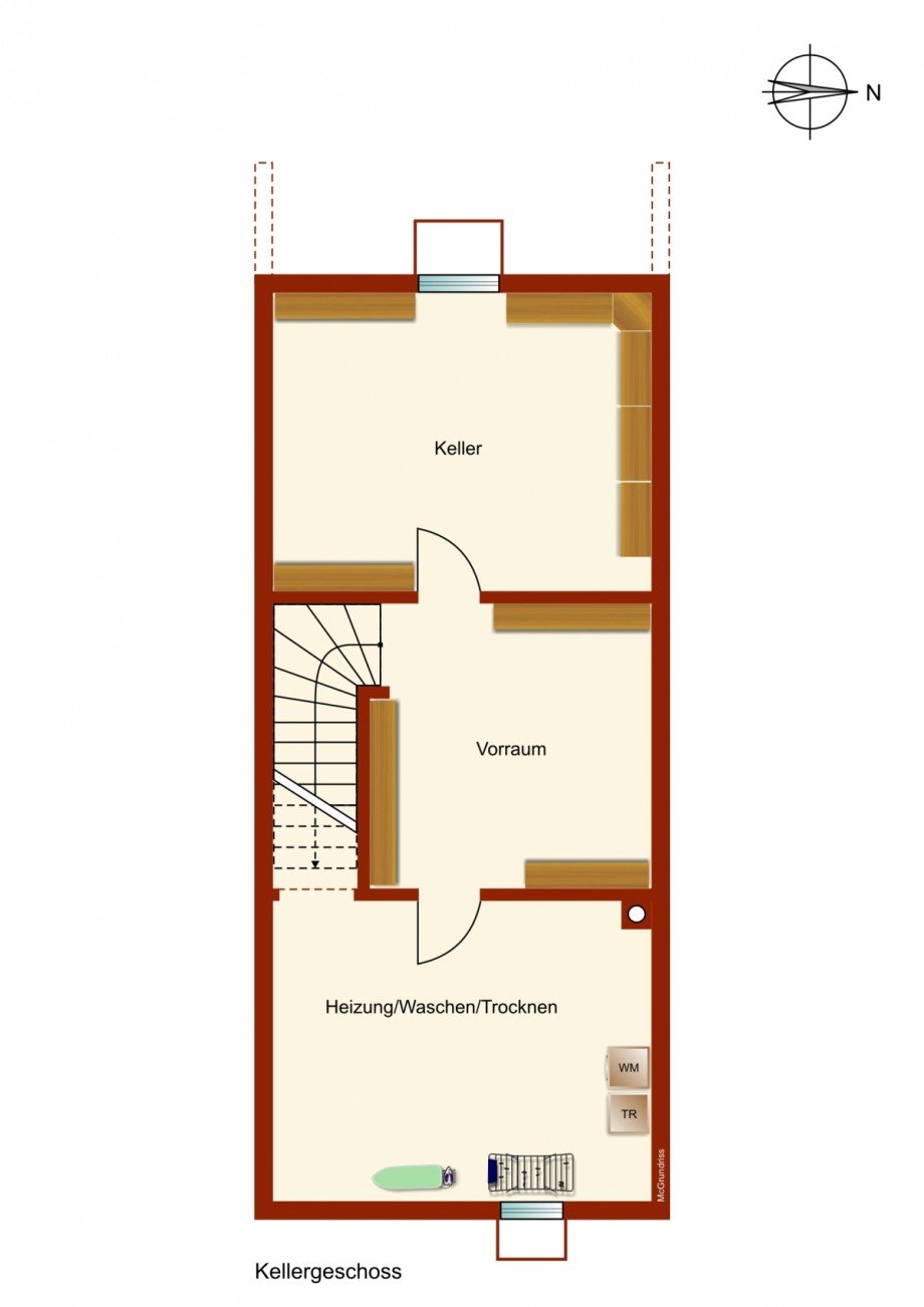 Keller Doppelhaush�lfte Buchloe