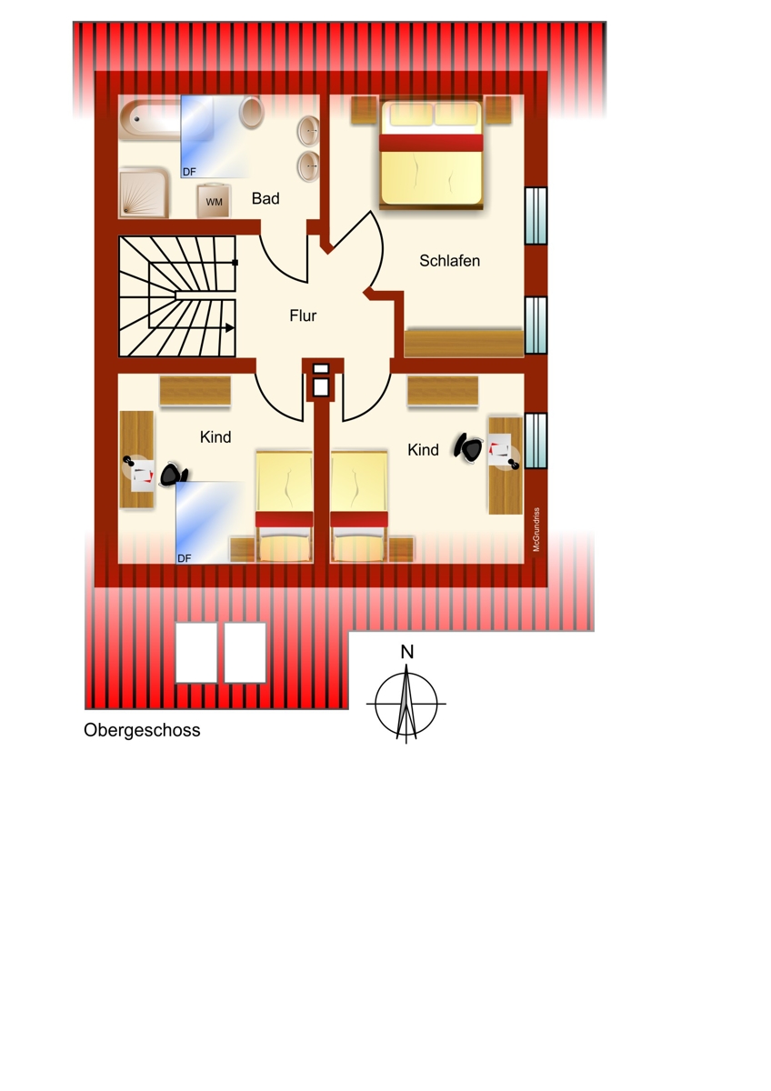 1. Obergeschoss Doppelhaush�lfte Kaufbeuren