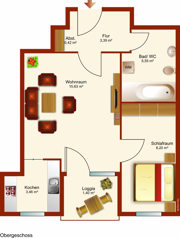 Grundriss Etagenwohnung Kaufbeuren