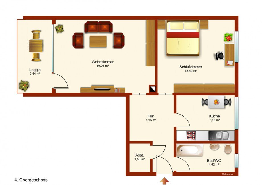 Grundriss Etagenwohnung Kaufbeuren