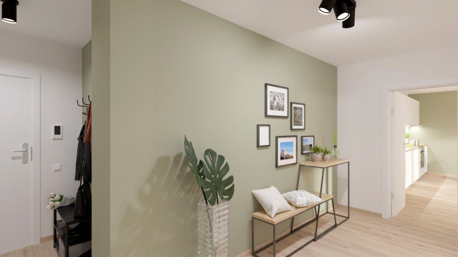 Flur Erdgeschosswohnung Aitrang