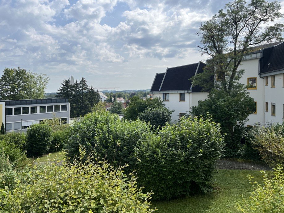 Blick vom Balkon Etagenwohnung Kaufbeuren