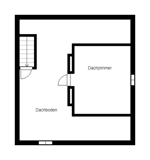 Dachgeschoss Doppelhaush�lfte Mauerstetten