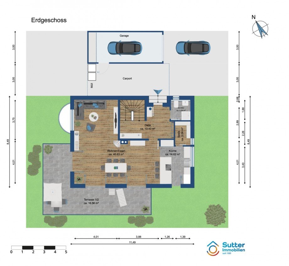 Erdgeschoss Einfamilienhaus Kaufbeuren