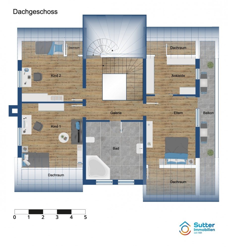 Dachgeschoss Penthousewohnung Kaufbeuren