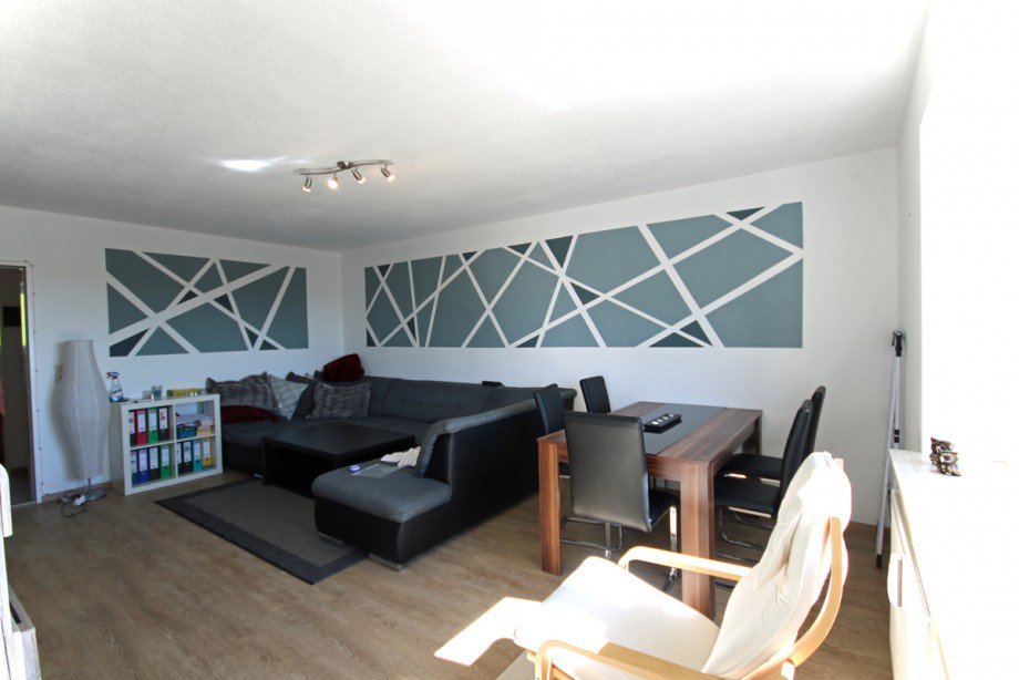 Wohnzimmer m�bliert Etagenwohnung Kaufbeuren