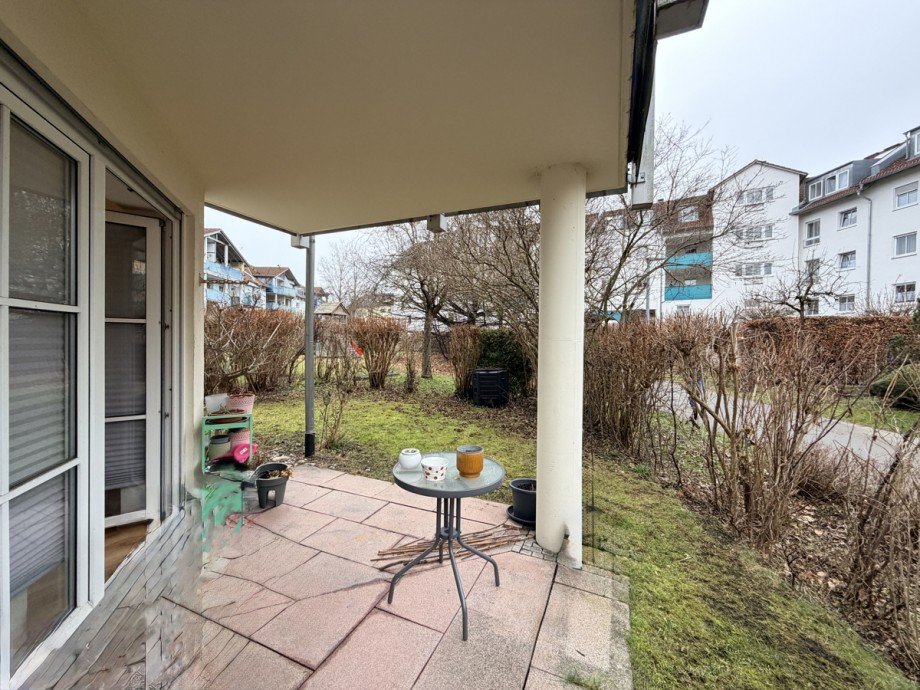 Terrasse Erdgeschosswohnung Kaufbeuren