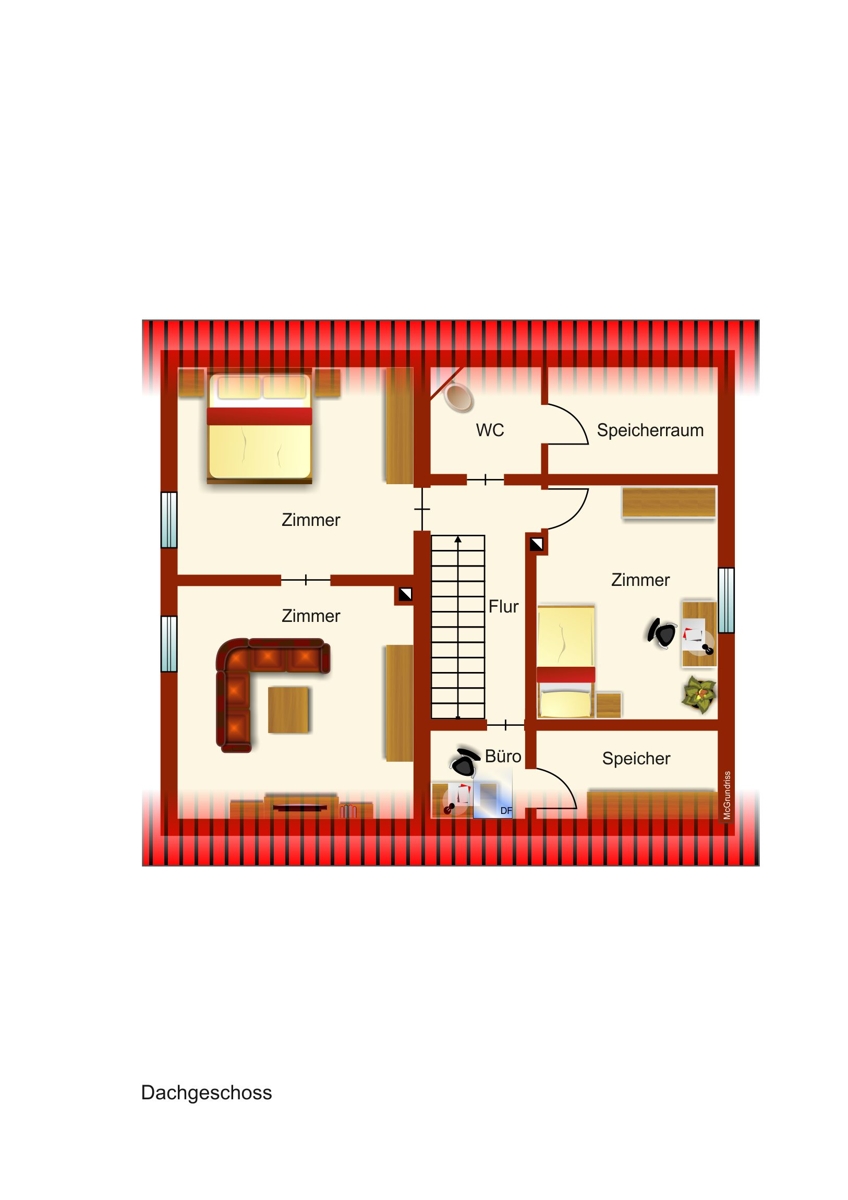 Obergeschoss Einfamilienhaus Ebersbach