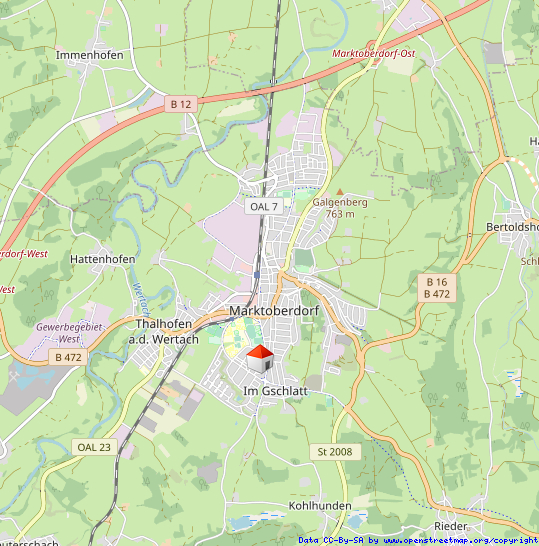 Lage Doppelhaush�lfte Marktoberdorf