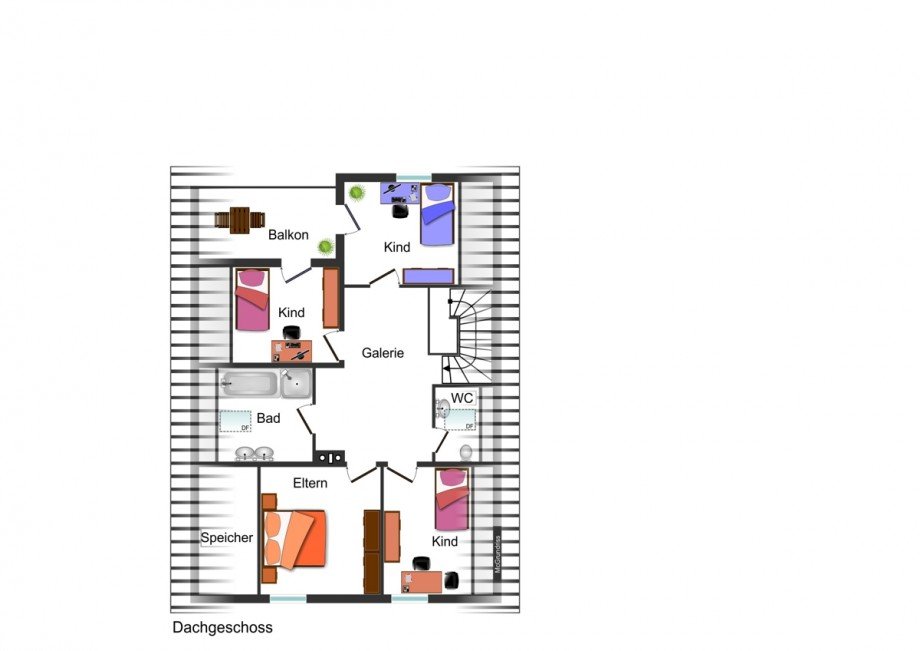 1. OG / DG Einfamilienhaus Kaltental