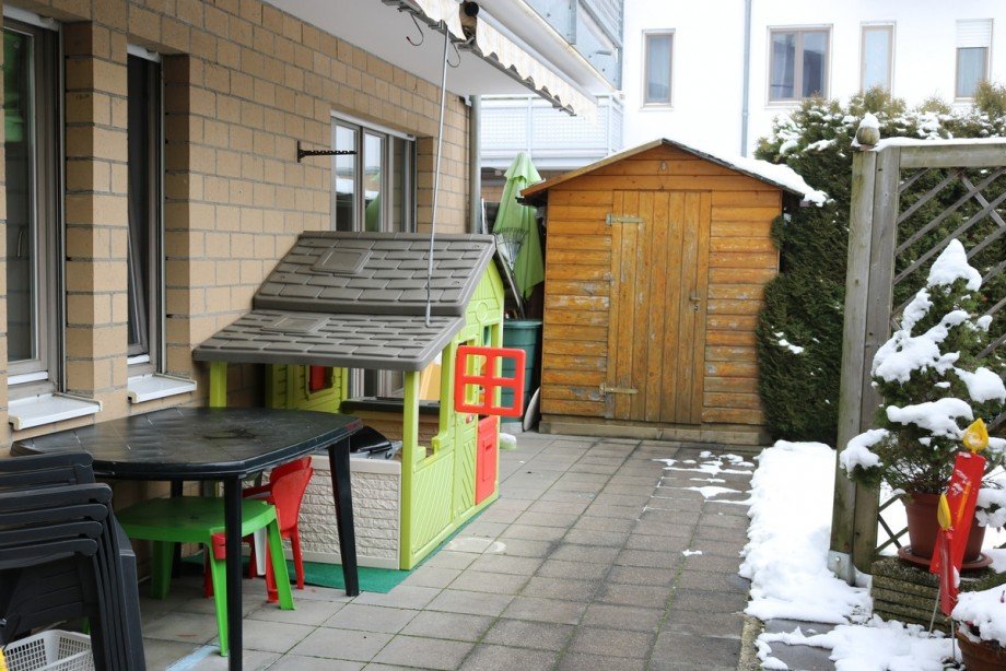 Terrasse Erdgeschosswohnung Kaufbeuren