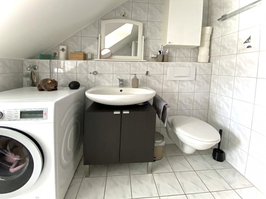 Waschmaschinenanschluss im Bad Etagenwohnung Buchloe